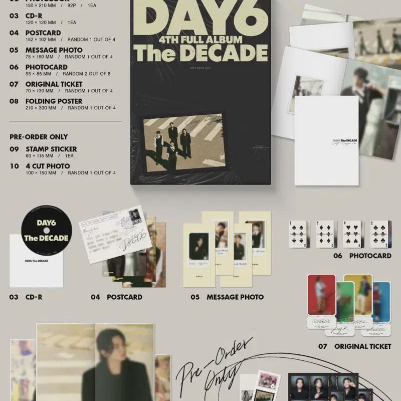 New Product/four-cut Day6 The Decade Sealed Album