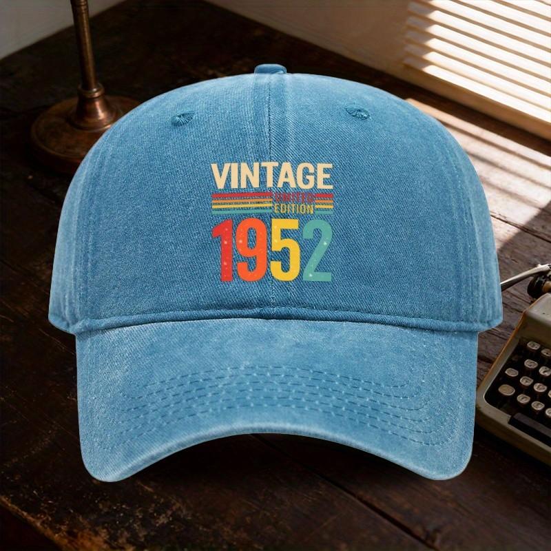 Vintage Limited Edition Washed Baseball Cap Cotton Adjustable Sun Shade Trucker Hat for Unisex