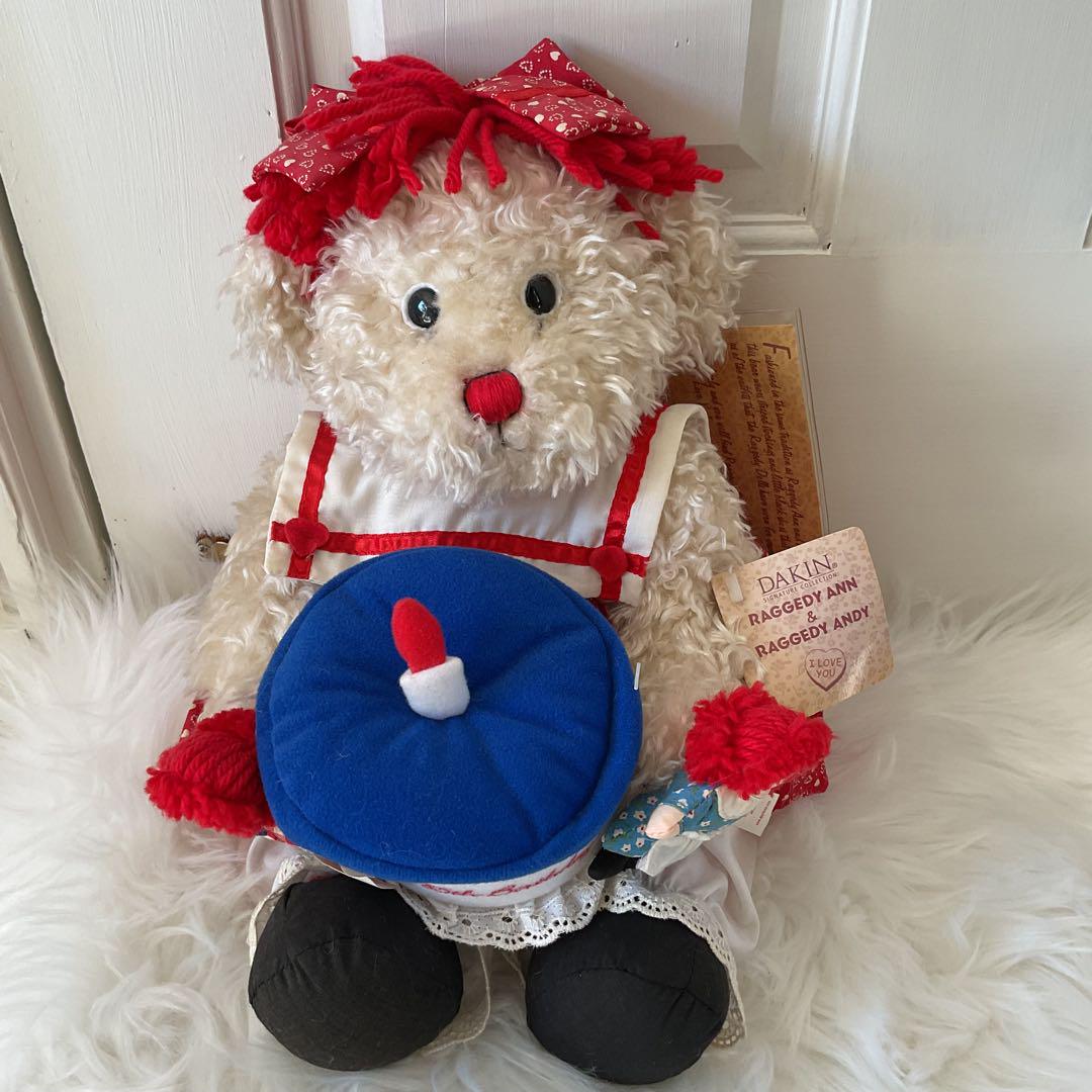 

[USED] Raggedy Ann and Andy Teddy Bear