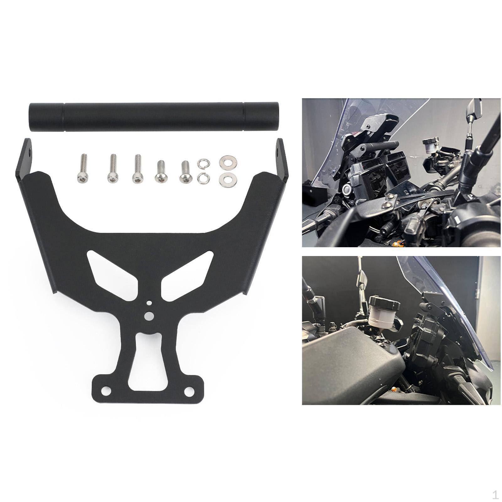 

Motorcycle Phone Navigation Bracket Mounting Aluminum Alloy Mount Stand Adapter