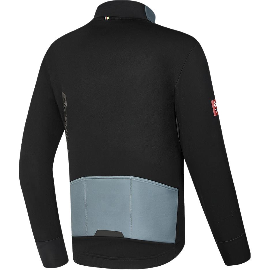 Fila Cycling Series Logo Color Block Retro Sports Stand Collar Comfortable Casual Jacket Men Jackets Black A11M448503F-BK