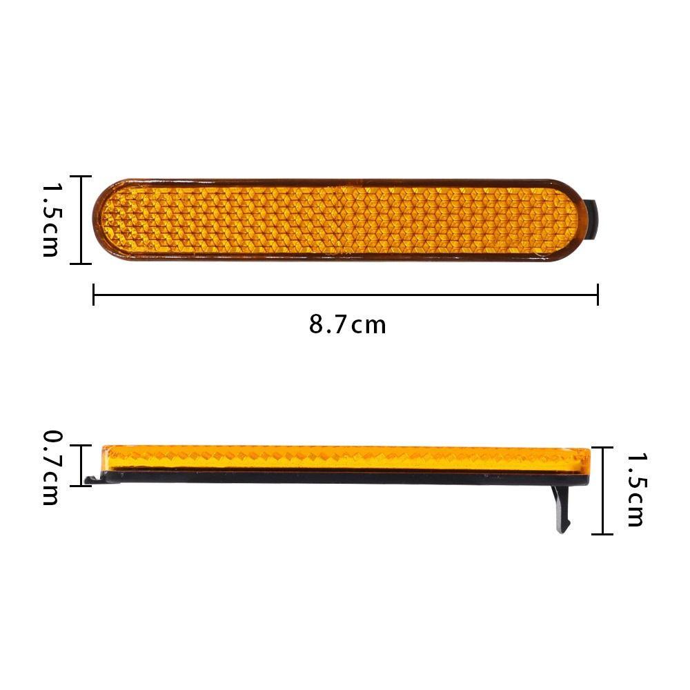1Set Plastic Electric Scooter Stickers Accessor Rear Safety Decoration For Xiaomi Pro2 1S-M365 Mi3