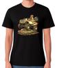 Monster Truck Hahnenkamm Unisex T-Shirt Lustiges Bauernhof Offroad Grafik-T-Shirt