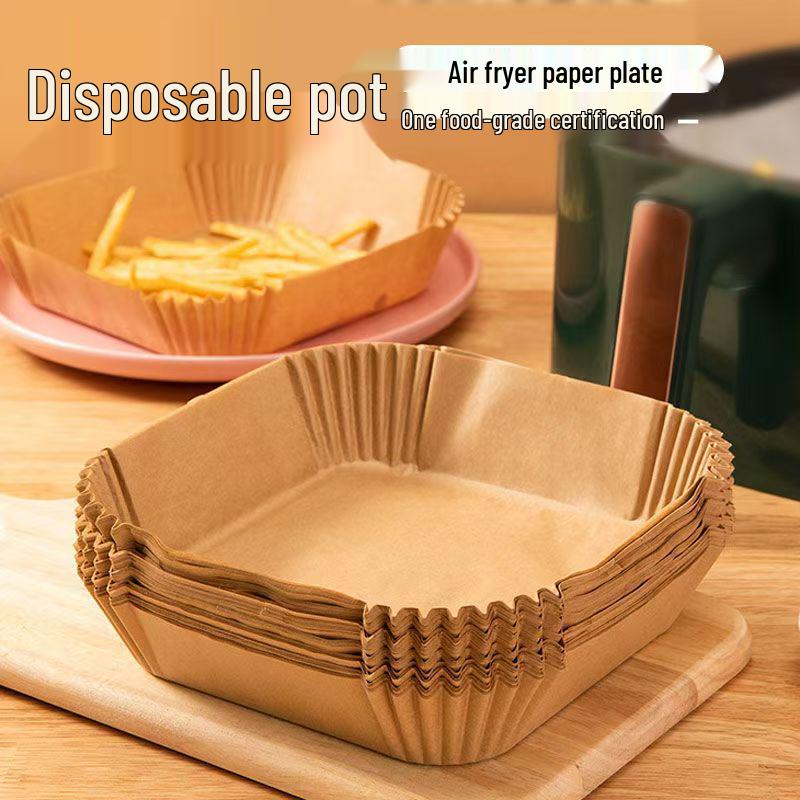 Oil-Absorbing Non-Stick Air Fryer Tray Paper - Heat & Oil Resistant