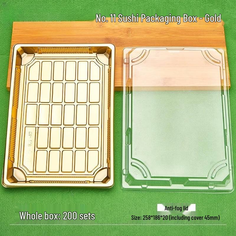 

Shixun Golden Round Anti-fog Sashimi Boxes