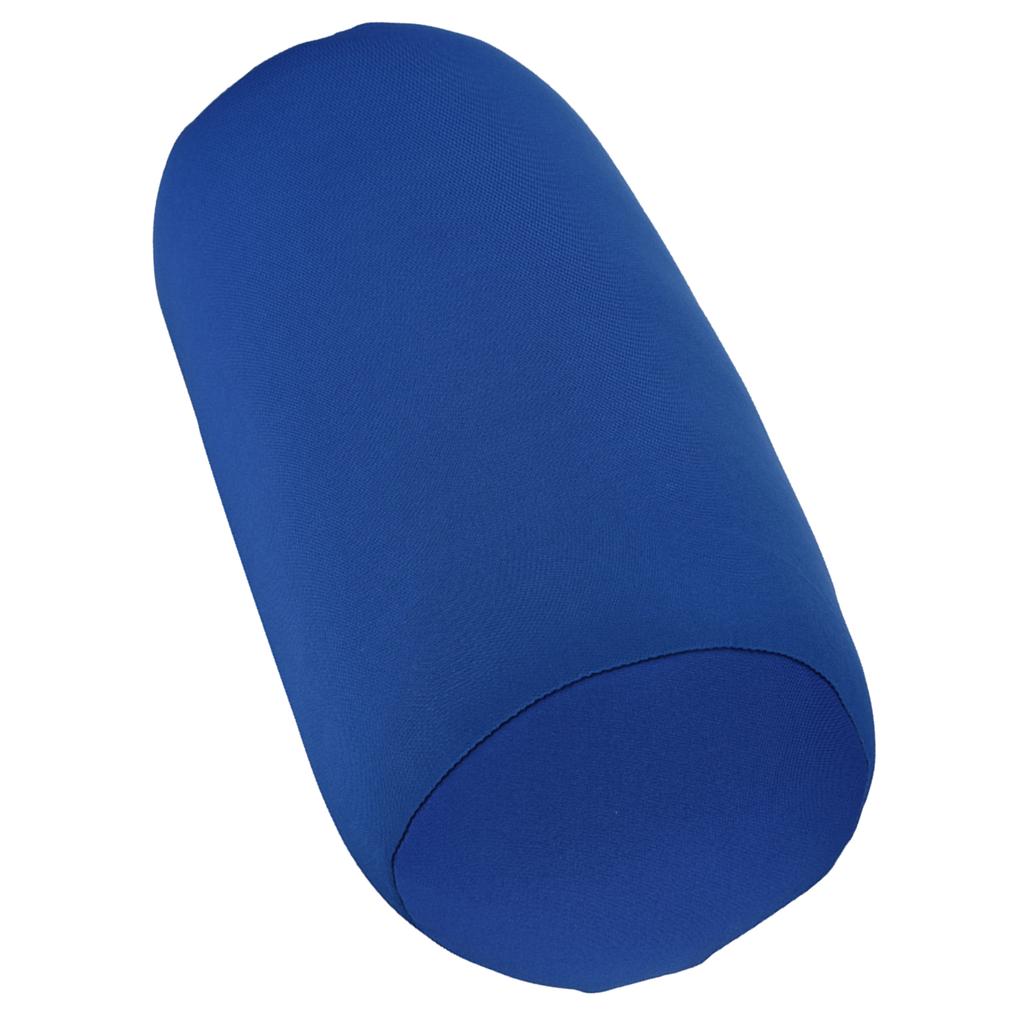 Pernă pentru spate Microbead Roll Throw Perna Acasă Dormit Suport pentru gât Confortabil Albastru