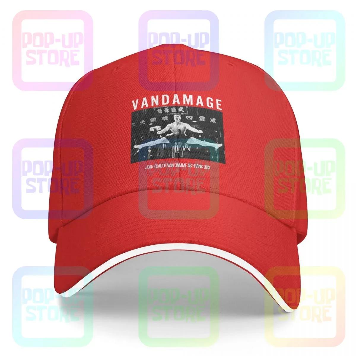 Vandamage Bloodsport Jean Claude Van Damme Sandwich Cap Baseball Cap Trucker Hat Vtg Novelty Adjustable One Size
