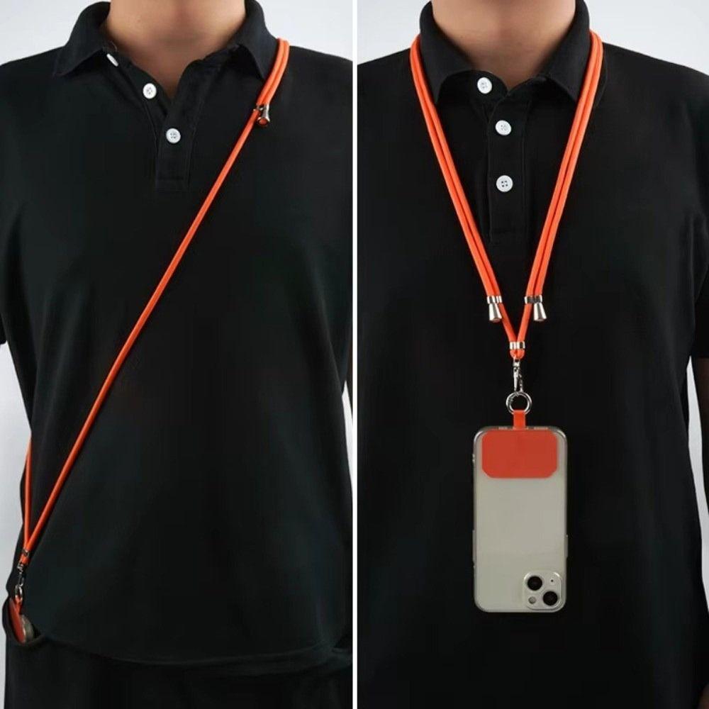 With Patch Phone Lanyards Adjustable Phone Strap Lanyard Universal Hanging Cord Strap  Outdoor