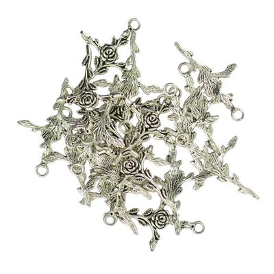 20Pcs Retro Tibetan Charms Mixed Shape Pendants Craft Jewelry Findings