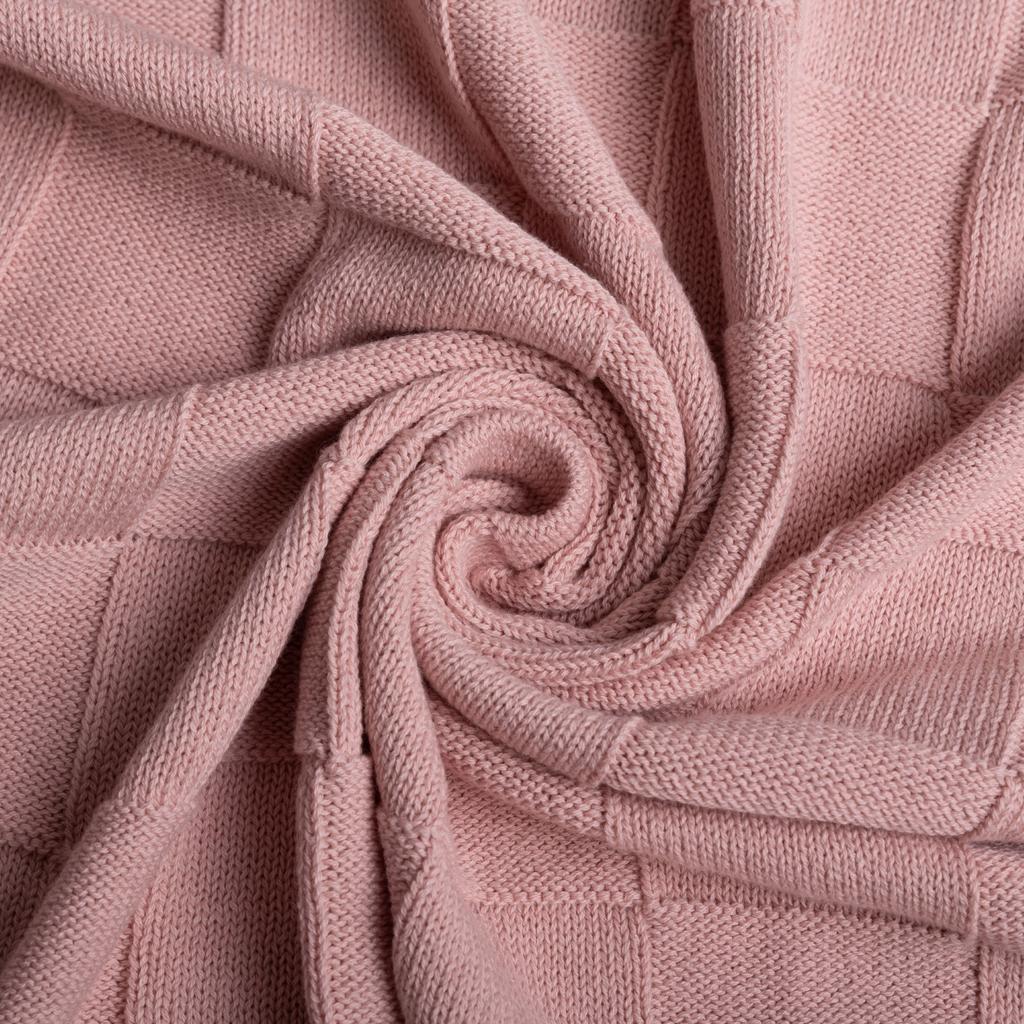 Cotton Square Checks Blanket 80x100