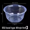 Disposable Food-Grade Plastic Bowls with Lids