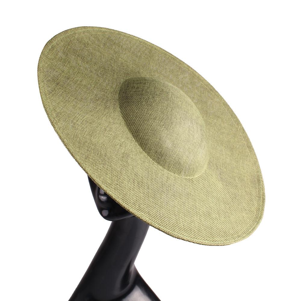 New Hat Bottom Diameter 40 Cm Imitation Hemp Hat Mop Diy Handmade Hat + Accessories First-Hand Direct Sales