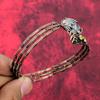 Pinolith Jasper Bangle Copper Wire Wrapped Cuff Bracelet Adjustable Bangle Beautiful Copper Jewelry Gift For Women Handmade Gemstone Jewelry