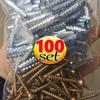 Metal Expansion Tube Self Tapping Screws Kits Solid Serrated Drilling Plug Thorny Wall Anchor Expansion Bolt Fasteners Anchors