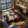 Gundam Floor Mat Non Slip Washable Large Area Rug Gamer Room Bedroom Decor