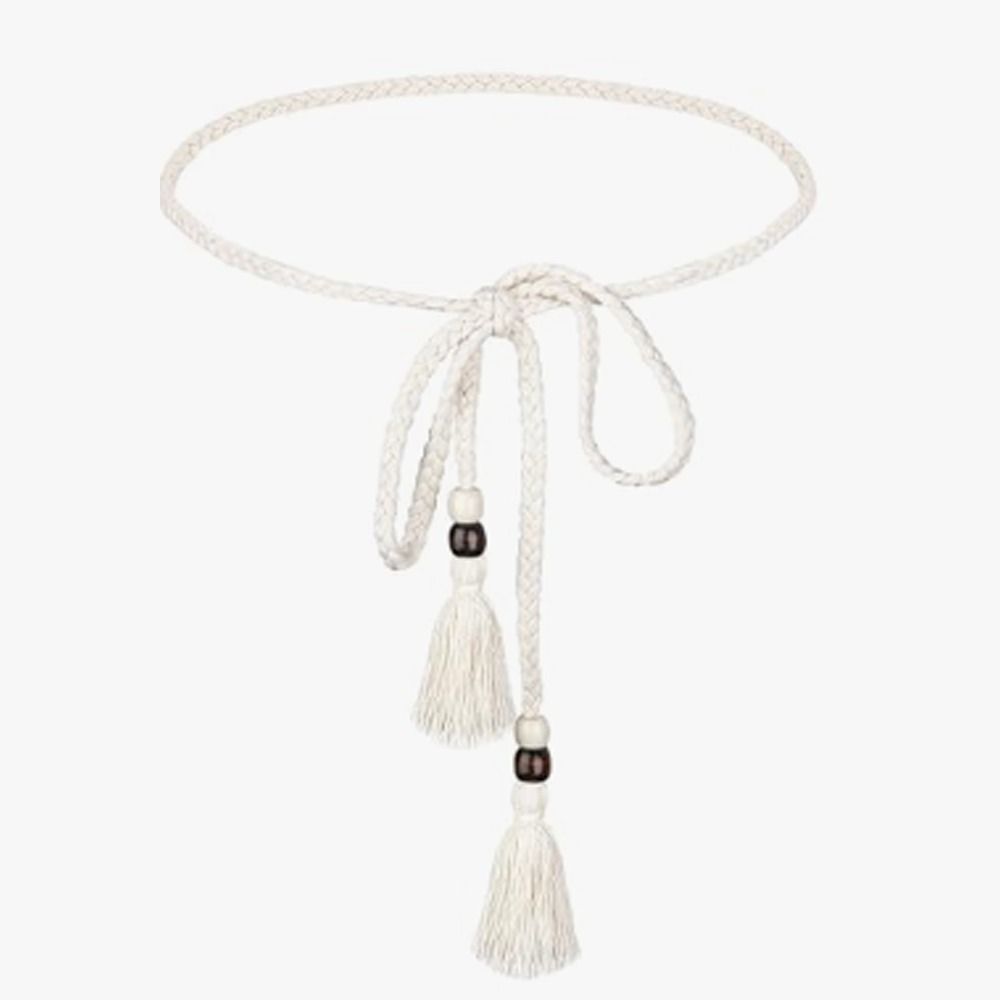 Bobo Style Braided Knotted Waist Belt Fashion Accessories Thin Belt Waistband  for Beginners