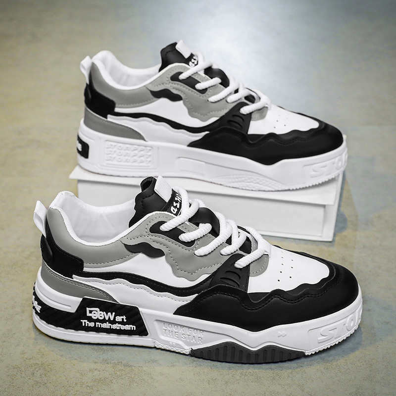 Fashion Dark Round Toe Ankle Boots Black Hightop Sneakers Shoes Women Boots And Boots Sports Sneekers Unique Footwear Cheaper