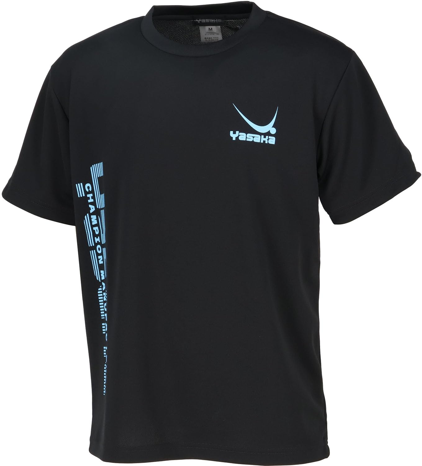 

Table Tennis Short Sleeve Shirt Logo Nyanko 4 Black L [Yasaka] T-Shirt