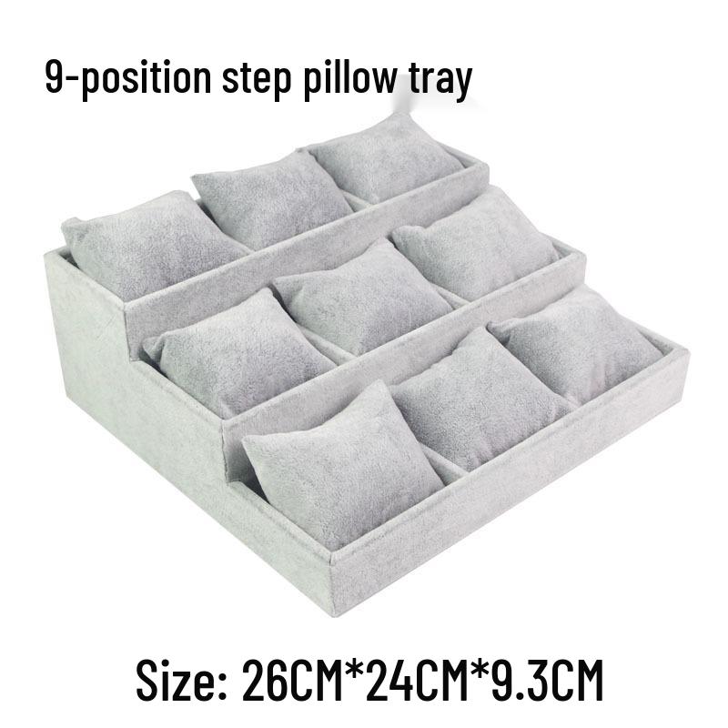 Zestaw biżuterii z lodowego aksamitu: Taca, Rama, Manekin, Przechowywanie naszyjników i bransoletek