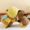 Adorable Capybara Turns Into Bee Stuffed Toy Doll Pillow Perfect For Children Gifts