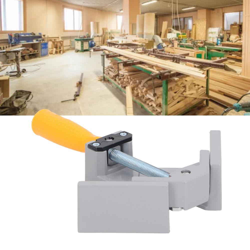 2pcs Adjustable Swing Jaw Right Angle Clamp Single Handle Woodworking Clamps  Photo Framing