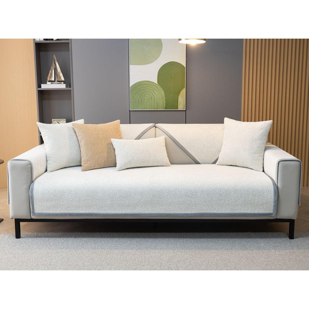 Snow Velvet Chenille Sofa Cushion Four Seasons Universal Simple Modern Sofa Cover Cloth Cover Cover All-Inclusive Universal Non-Slip Cushion