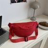 Casual messenger bag new simple and versatile sports breast bag large capacity student small satchel casual fanny pack