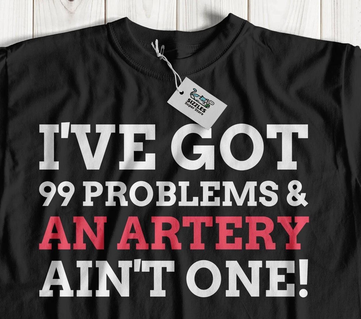 

Unisex Funny Artery Surgery T-Shirt Coronary Angioplasty & Stent Operation Tee L