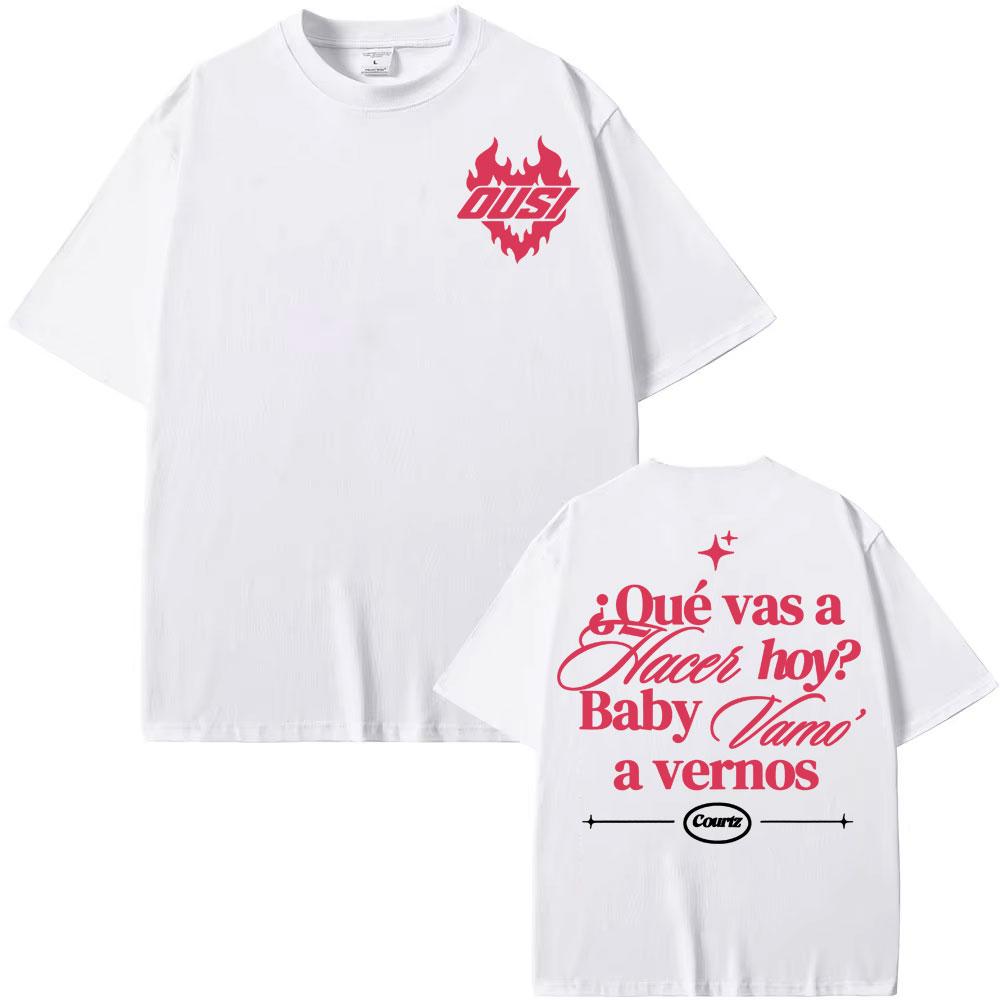 Omar Courtz Primera Musa Album Printed Tee Shirt Men Women Harajuku Hip Hop Fashion T Shirt Cotton 100% Casual Oversized T-shirt