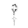 Japan-Korea Fashion Titanium Steel Earphone Pendant Clip-On Earrings
