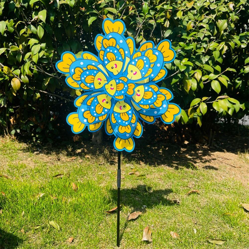 Multistyles Standing Lawn Animals Pinwheel  Outdoor Party Picnic Decor