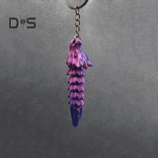 Брелок для ключей с костяным драконом — фото 7