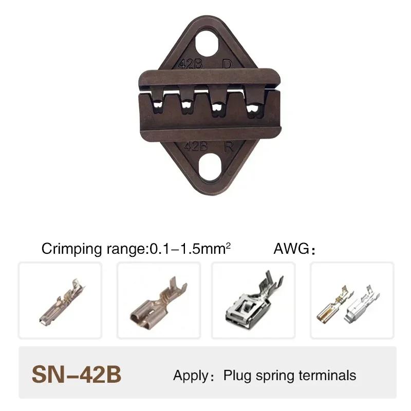 Ratcheting Wire Crimper Tool Interchangeable Terminal Connectors Set Electrical Cables | Professional Crimping Pliers Wire Tools