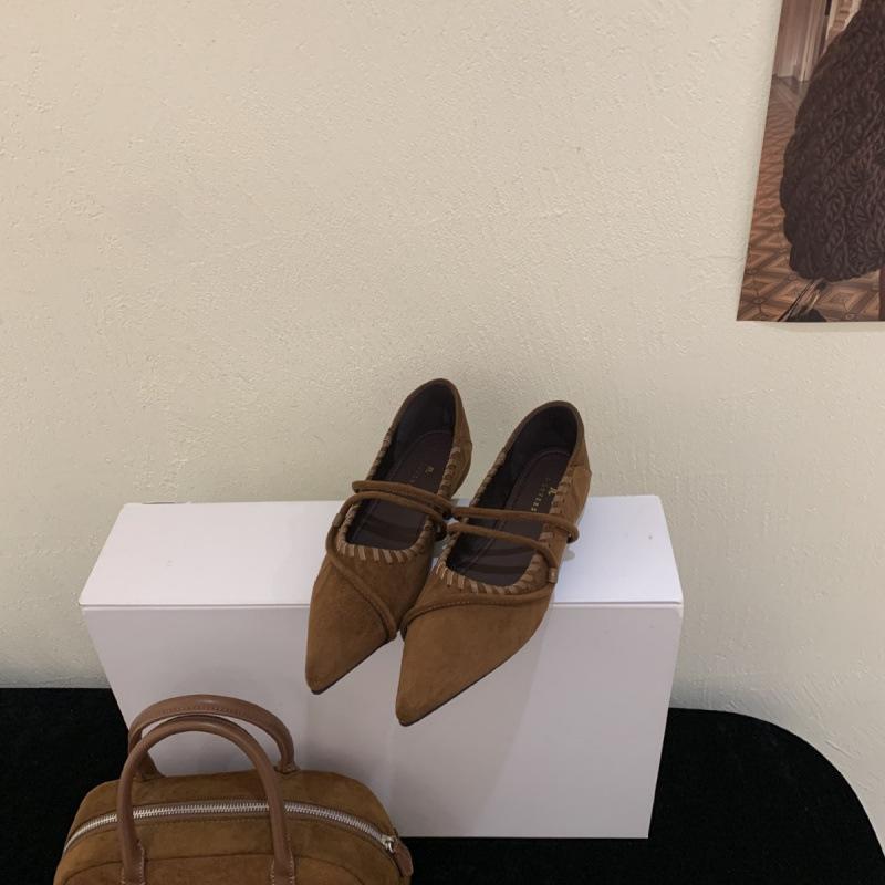 Inner Height Increase~ French Retro Pointed Mary Jane Single Shoes Women's Shoes New In Autumn 2025