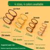 Six-Hole Metal Binder Rings - Multi-Hole Loose Leaf Binding Clip