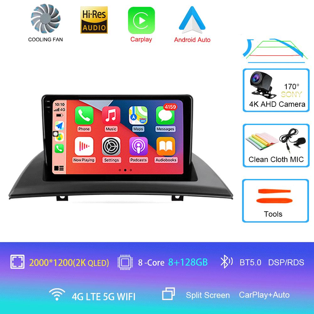 For BMW X3 E83 2004 2005 2006 2007 2008 - 2012 Car Radio Android 14 Navigation GPS Multimedia Player Stereo wifi+4G Carplay BT