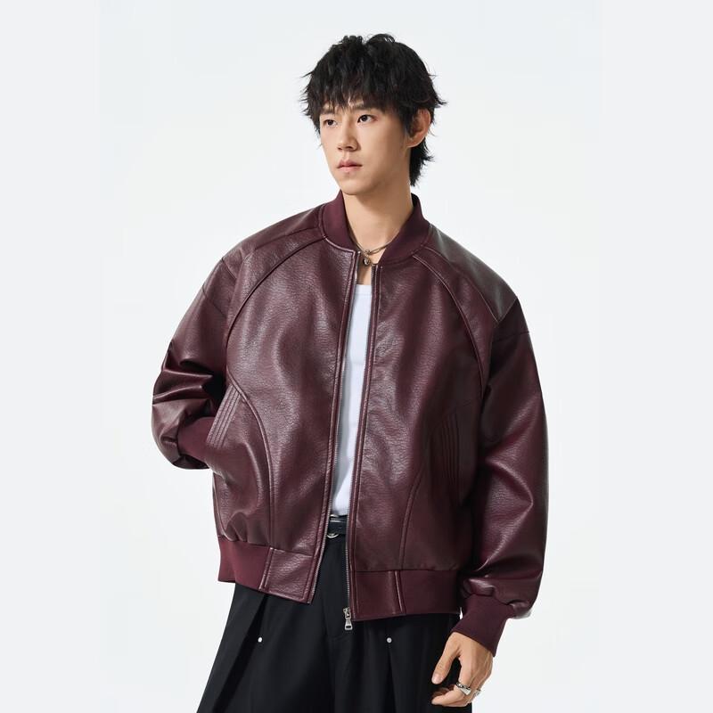Fengxun Bubble PU Short Casual Jacket