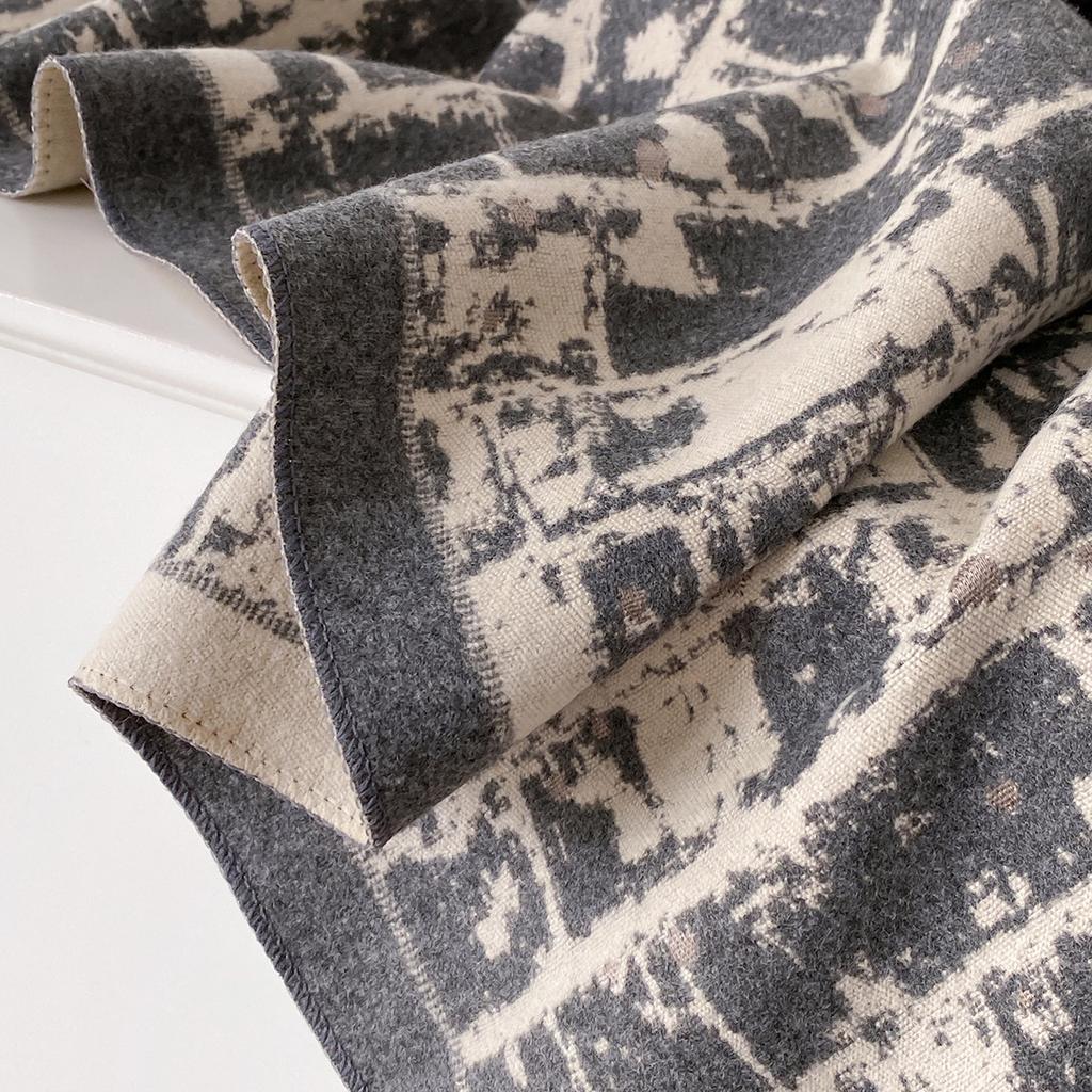 Scarf women's winter explosion imitation cashmere student warm scarf fashionable versatile shawl