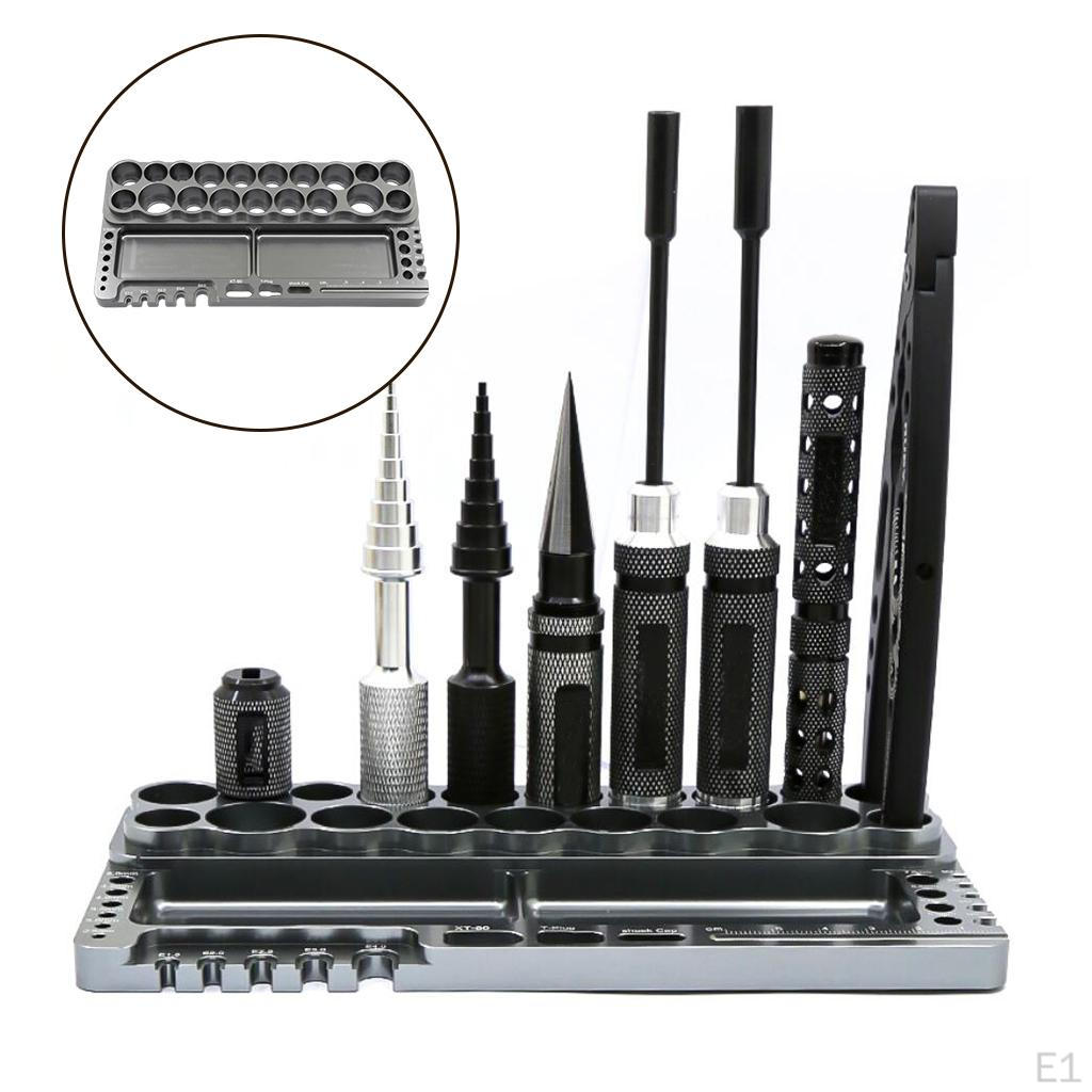 Alloy RC Tools Holder Screwdriver Organizer Base Scissors Pliers Shelf for Model DIY