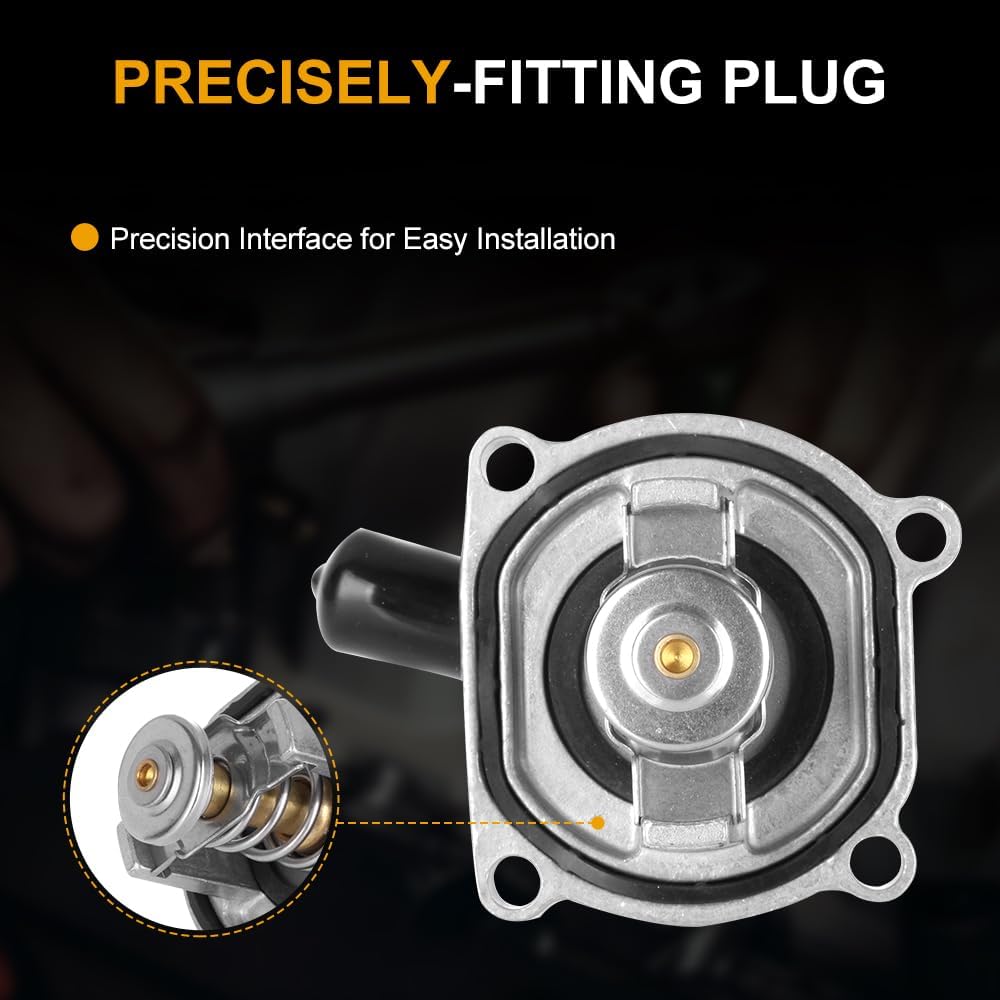 ROADFAR Engine Coolant Thermostat 55578419 55564891 131-183 Fit 2009-2011 for Chevrolet Aveo5,2013-2018 for Chevrolet Sonic Thermostat Housing