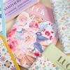 Thickened Office Journal Diary Notepad Cute Class lined NoteBook Floral Flower Notebook  School