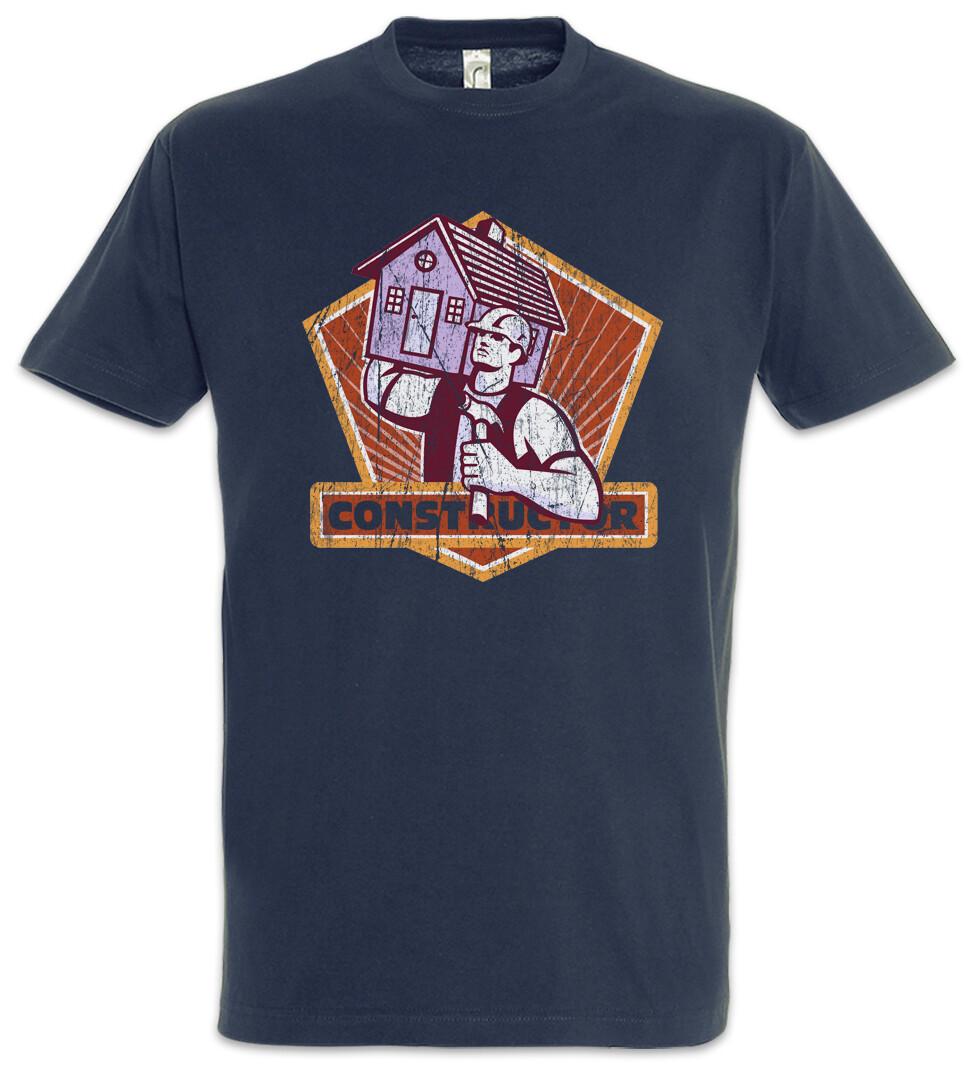 Constructor V T-Shirt Housebuilder Bricklayer Brickie Mason Homebuilder Mason XXXL