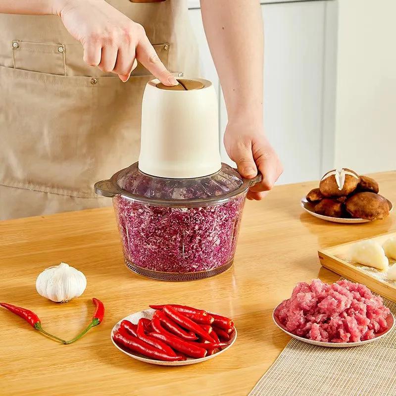 Large Capacity Multifunctional Electric Meat Grinder and Vegetable Chopper