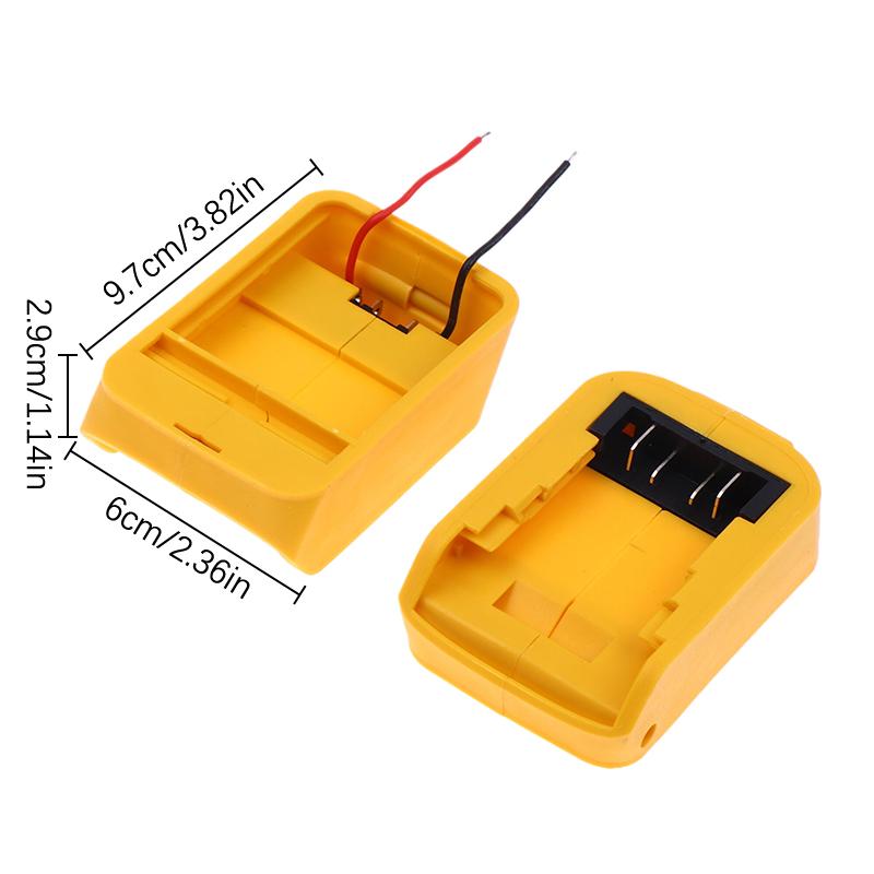 

Для /Dewalt/ База-держатель аккумулятора Инструмент Сделай сам Адаптер Разъем аккумулятора Зарядная головка Корпус 21В литий-ионный аккумулятор For DEWALT