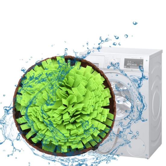 Dog Snuffle Mat Pet Sniffing Pad Foldable Slow Feeding Mat Interactive Puzzle Toy Non-slip Dog