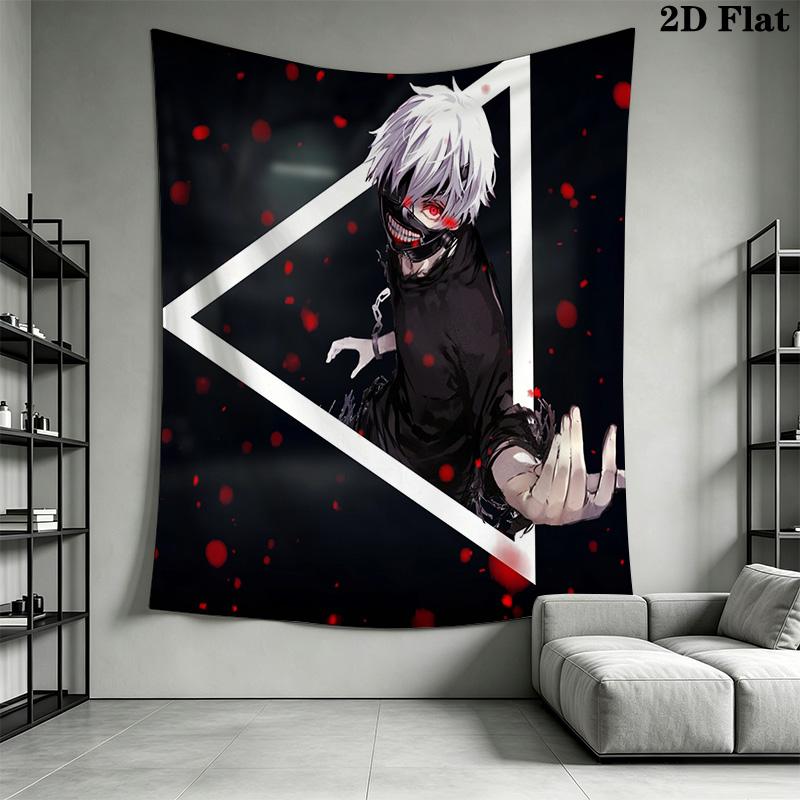 Dark Fantasy Warrior Tapestry Background Cloth Wallmounted Homestay Soft Decoration Tapestry Background Wall Hanging Cloth