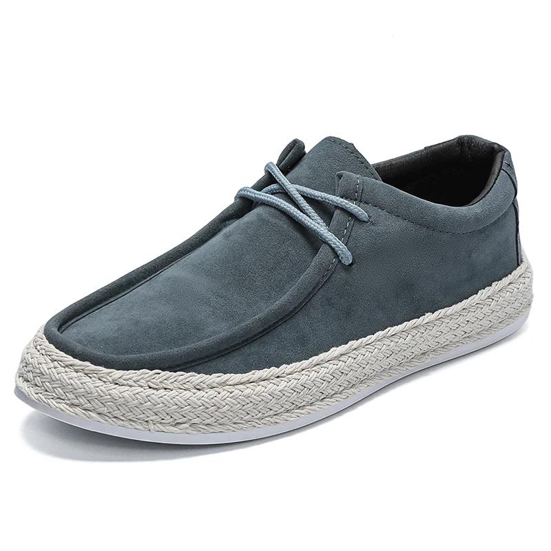Fashion Lightweight Men Casual Shoes Lazy Shoes Male Breathable Slip-on Suede Mens Driving Shoes Comfortable Loafers Moccasins