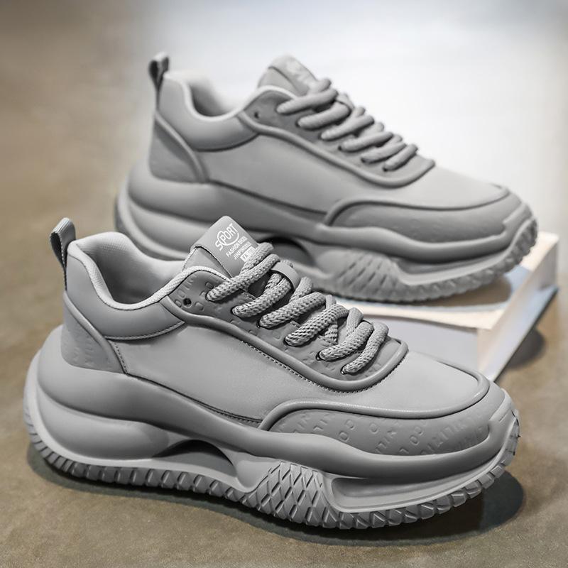 Men's Shoes Summer New Platform Trend Fashion Versatile Dad Shoes Mesh Breathable Casual Shoes High-end Sports Shoes