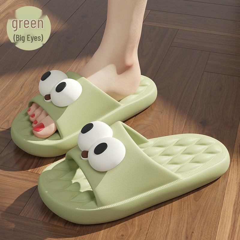 Men's and Women's Non-Slip Bathroom Sandals: Thick-Soled, Deodorant EVA Slippers for Home and Summer.