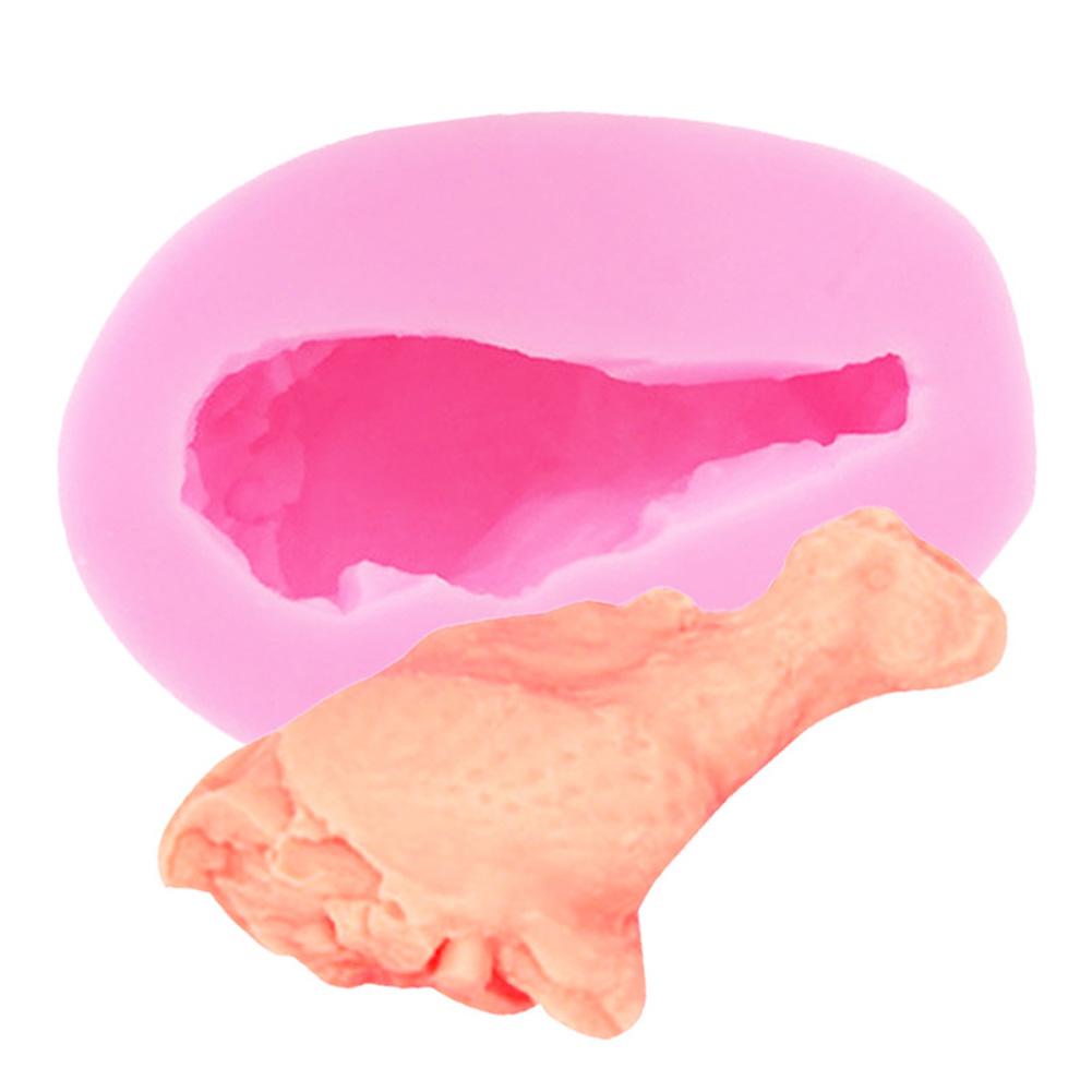 3D Chicken Leg Shape Silicone Mold DIY Pastry Biscuits Mould Fondant Cake Mold